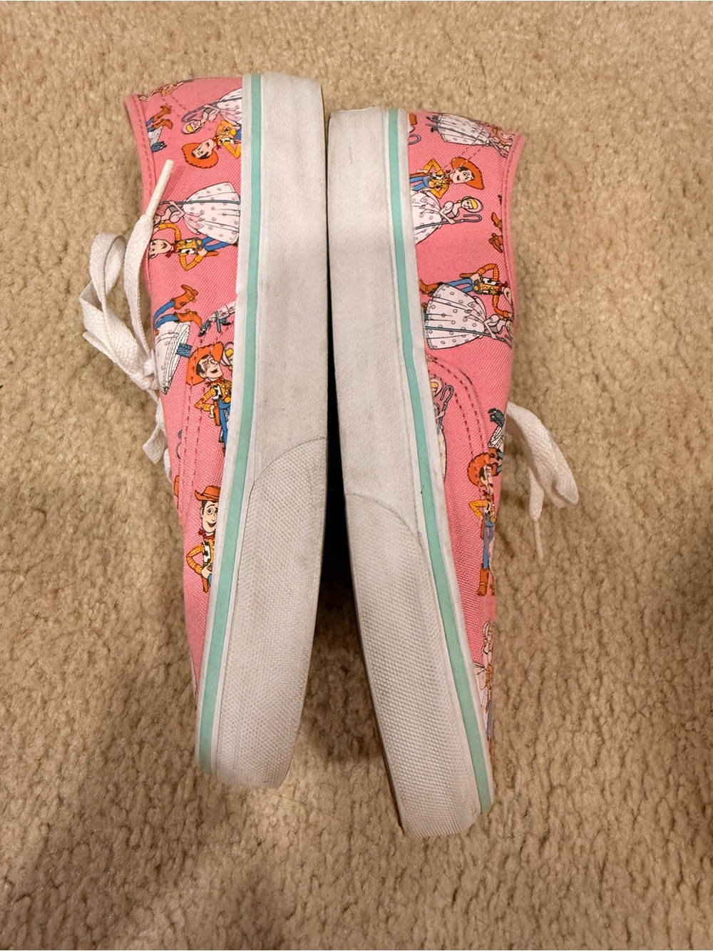 Disney 1st Edition Toy Story VANS Canvas Sneakers SIZE 7.5 women, men size 6 - Picture 9 of 10